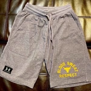 UA Project Rock BSR Loose Fitted Small Shorts